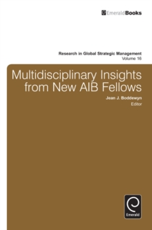 Multidisciplinary Insights from New AIB Fellows, Hardback Book Multidisciplinary Insights from New AIB Fellows, Hardback Book