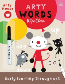Arty Words Wipe Clean, Paperback Book Arty Words Wipe Clean, Paperback Book