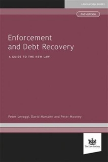 Enforcement and Debt Recovery, Paperback Book Enforcement and Debt Recovery, Paperback Book