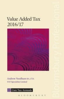 Core Tax Annual: VAT 2016/17, Paperback Book Core Tax Annual: VAT 2016/17, Paperback Book