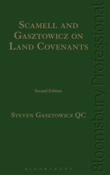 Scamell and Gasztowicz on Land Covenants, Hardback Book Scamell and Gasztowicz on Land Covenants, Hardback Book