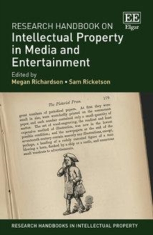 Research Handbook on Intellectual Property in Media and Entertainment