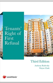 Tenants' Right of First Refusal, Hardback Book Tenants' Right of First Refusal, Hardback Book