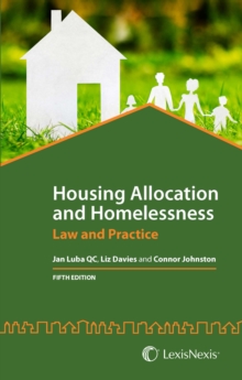 Housing Allocation and Homelessness : Law and Practice, Mixed media product Book Housing Allocation and Homelessness : Law and Practice, Mixed media product Book