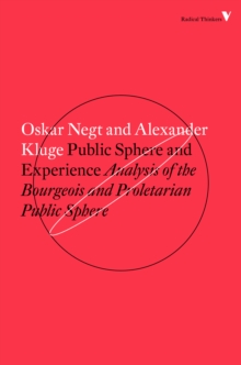 Public Sphere and Experience : Analysis of the Bourgeois and Proletarian Public Sphere