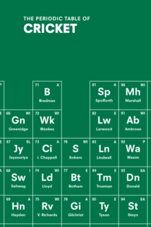 The Periodic Table of Cricket, Hardback Book The Periodic Table of Cricket, Hardback Book