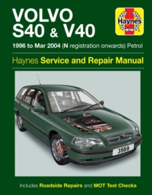 Volvo S40 & V40 Petrol (96 - Mar 04) Haynes Repair Manual : 96-04