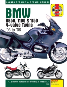 BMW R850, 1100 & 1150 4-valve Twins (93 - 06) Haynes Repair Manual