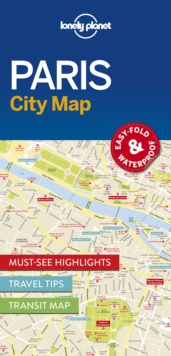 Lonely Planet Paris City Map, Sheet map, folded Book Lonely Planet Paris City Map, Sheet map, folded Book