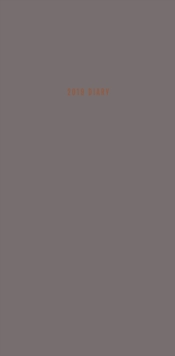 Fashion Diary Charcoal Slim D 2019, Paperback Book Fashion Diary Charcoal Slim D 2019, Paperback Book