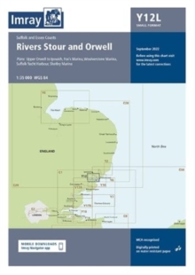 Imray Chart Y12 Laminated : Rivers Stour and Orwell