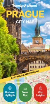 Lonely Planet Prague City Map : Durable, Waterproof, Easy-Fold Planning Map with Attractions & Walking Tours