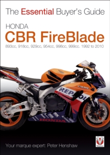 Honda CBR FireBlade : 893cc, 918cc, 929cc, 954cc, 998cc, 999cc. 1992-2010