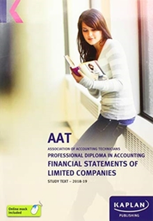 FINANCIAL STATEMENTS OF LIMITED COMPANIES - STUDY TEXT, Paperback / softback Book FINANCIAL STATEMENTS OF LIMITED COMPANIES - STUDY TEXT, Paperback / softback Book