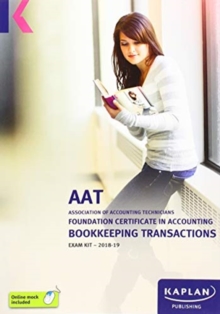 BOOKKEEPING TRANSACTION - EXAM KIT, Paperback / softback Book BOOKKEEPING TRANSACTION - EXAM KIT, Paperback / softback Book