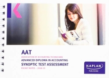 ADVANCED DIPLOMA IN ACCOUNTING SYNOPTIC TEST ASSESSMENT - POCKET NOTES, Paperback / softback Book ADVANCED DIPLOMA IN ACCOUNTING SYNOPTIC TEST ASSESSMENT - POCKET NOTES, Paperback / softback Book