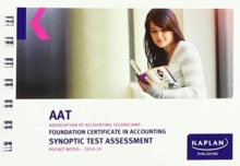 FOUNDATION CERTIFICATE IN ACCOUNTING SYNOPTIC TEST ASSESSMENT - POCKET NOTES