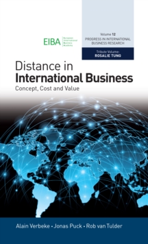 Distance in International Business : Concept, Cost and Value