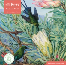Adult Sustainable Jigsaw Puzzle Kew Gardens: Marianne North: Honeyflowers and Honeysuckers : 1000-pieces. Ethical, Sustainable, Earth-friendly