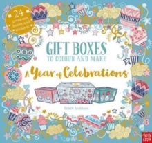 Gift Boxes to Colour and Make: a Year of Celebrations, Paperback Book Gift Boxes to Colour and Make: a Year of Celebrations, Paperback Book