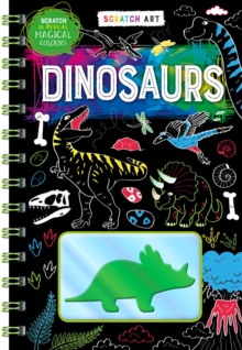 Scratch & Colour: Dinosaurs, Hardback Book Scratch & Colour: Dinosaurs, Hardback Book