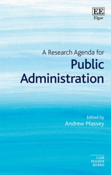 Research Agenda for Public Administration