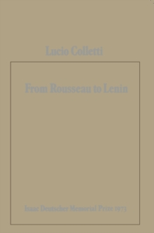 From Rousseau to Lenin