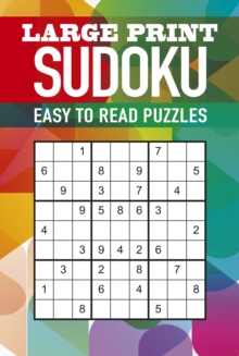 Large Print Sudoku, Spiral bound Book Large Print Sudoku, Spiral bound Book