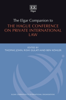 Elgar Companion to the Hague Conference on Private International Law