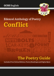 GCSE English Edexcel Poetry Guide - Conflict Anthology Includes Online Edition, Audio & Quizzes