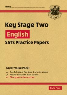 KS2 English SATS Practice Papers: Pack 4 - For The 2024 Tests (with Free Online Extras)