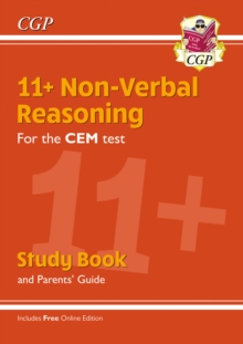 11+ CEM Non-Verbal Reasoning Study Book (with Parents Guide & Online Edition)