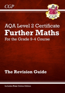 AQA Level 2 Certificate In Further Maths: Revision Guide (with Online Edition)