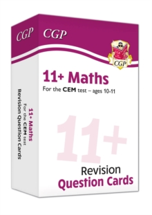 11+ CEM Maths Revision Question Cards - Ages 10-11