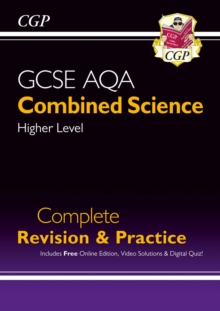 GCSE Combined Science AQA Higher Complete Revision & Practice w/ Online Ed, Videos & Quizzes