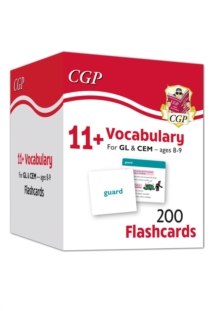 11+ Vocabulary Flashcards For Ages 8-9 - Pack 1