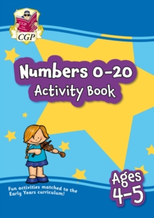 Numbers 0-20 Activity Book For Ages 4-5 (Reception)