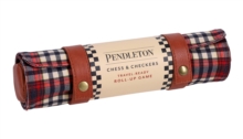 Pendleton Red Black Check Pattern Chess & Checkers : Travel-Ready Roll-Up Game