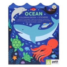 Ocean Coloring Book + Stickers