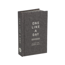 Charcoal Canvas One Line a Day : A Five-Year Memory Book