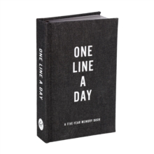 Black Canvas One Line a Day : A Five-Year Memory Book