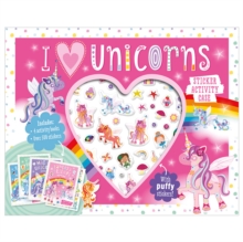 I Love Unicorns Sticker Activity Case