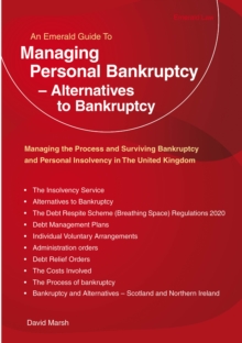 Managing Personal Bankruptcy - Alternatives to Bankruptcy