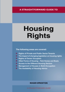 A Straightforward Guide To Housing Rights : Revised Edition - 2024