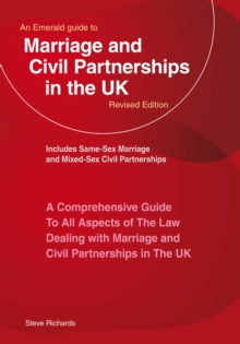 An Emerald Guide to Marriage and Civil Partnerships in the UK : New Edition - 2023