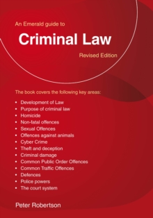 An Emerald Guide to Criminal Law : Revised Edition
