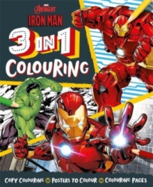Bonnier Books Ltd Marvel Avengers Iron Man, 3 In 1 Colouring