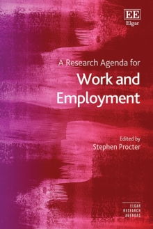 Research Agenda for Work and Employment