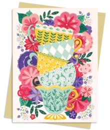 Jenny Zemanek: Teacups Greeting Card Pack : Pack of 6