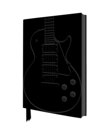 Black Gibson Guitar Artisan Art Notebook (Flame Tree Journals)